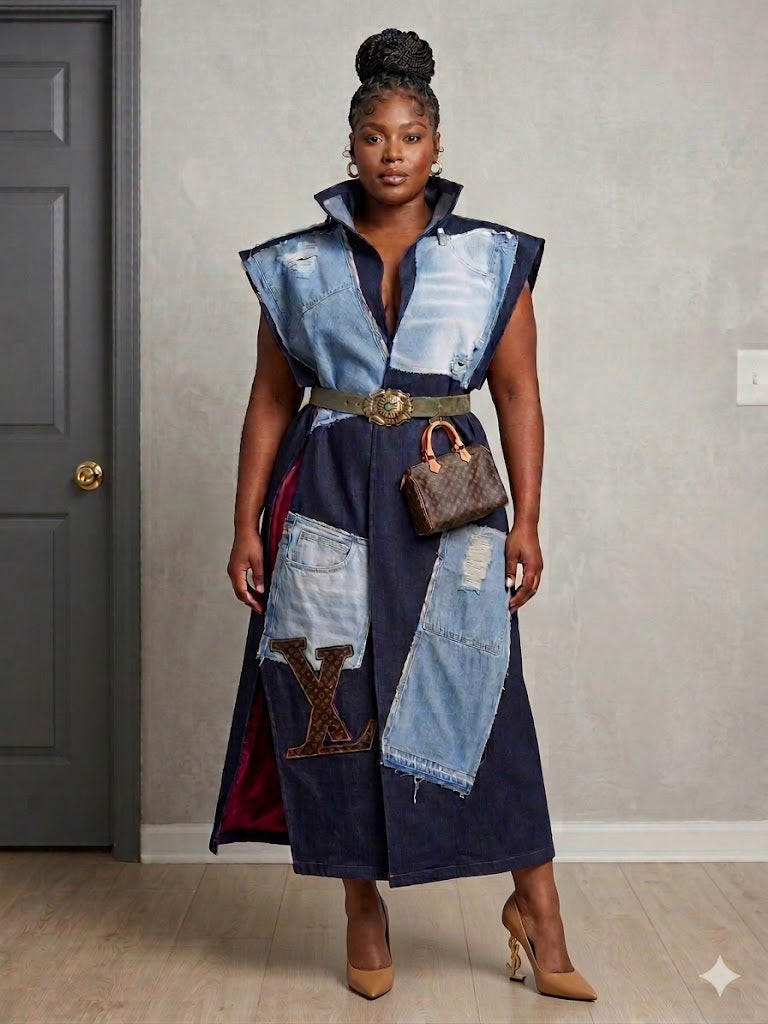 Open Sided Denim Vest